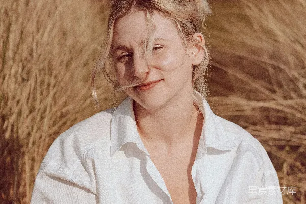 高清摄影 一位女性的特写镜头