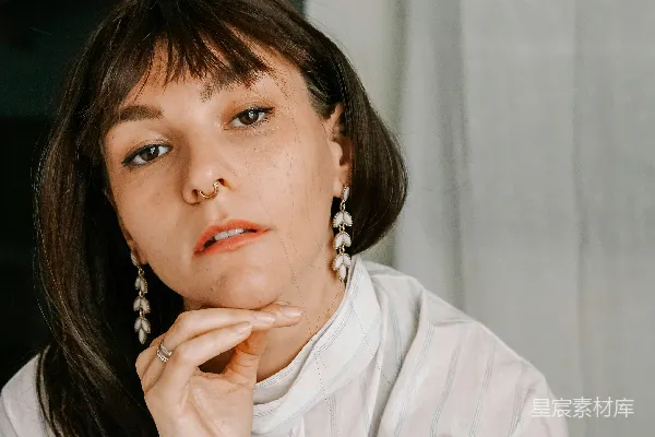 高清摄影 白裙女郎