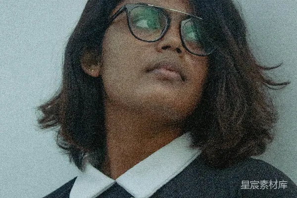 高清摄影 戴眼镜的人