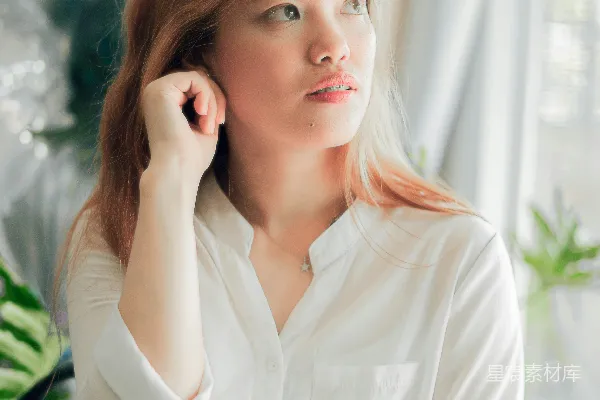 高清摄影 白衣女子