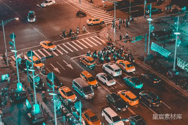 高清摄影 街头各种各样的汽车