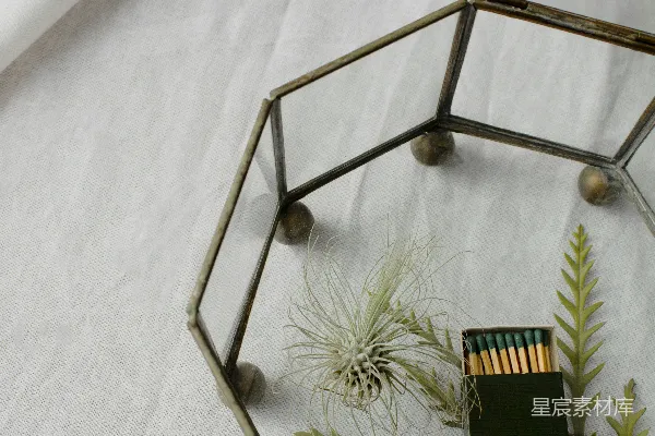 高清摄影 玻璃容器内的安全火柴盒