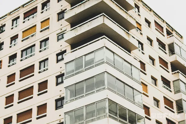 高清摄影 低角度拍摄的白色建筑