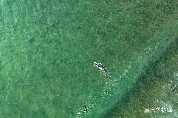 高清摄影 kayak上人员的航空摄影