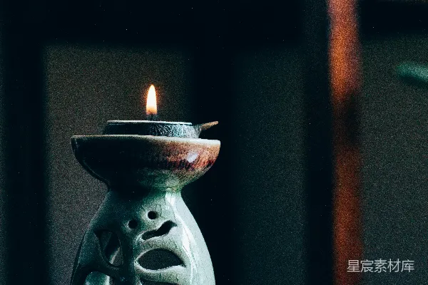高清摄影 三分构图的烛光摄影