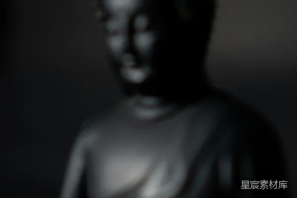高清摄影 黄金佛像的近距离摄影图