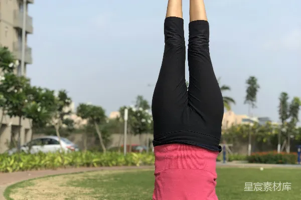 高清摄影 女人倒立