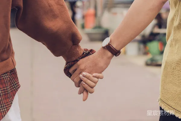 高清摄影 手牵手的 couple