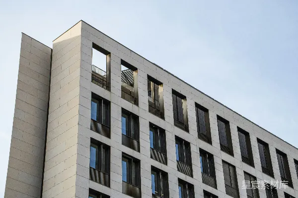 现代建筑的外观和建筑设计。
