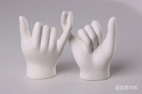 高清摄影 人类的手形成了心形