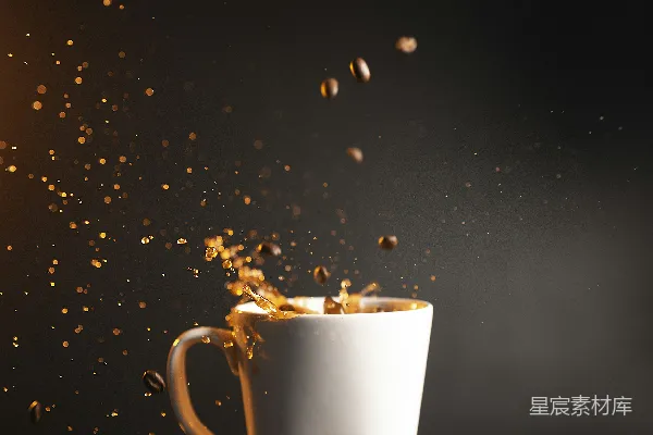 高清摄影 白陶瓷咖啡杯