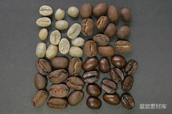 高清摄影 棕色的咖啡豆