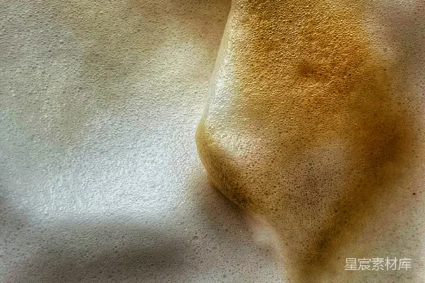 高清摄影 一个黄色和白色物质的特写镜头