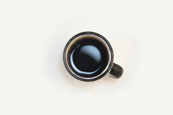 高清摄影 白色陶瓷咖啡杯的顶视图