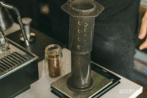 高清摄影 桌上的咖啡机