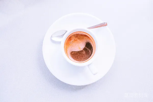 高清摄影 白色陶瓷咖啡杯