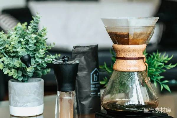 高清摄影 清空电子秤的法式 drip 咖啡壶