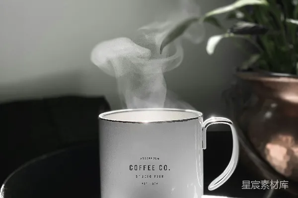 高清摄影 白瓷茶杯配托盘