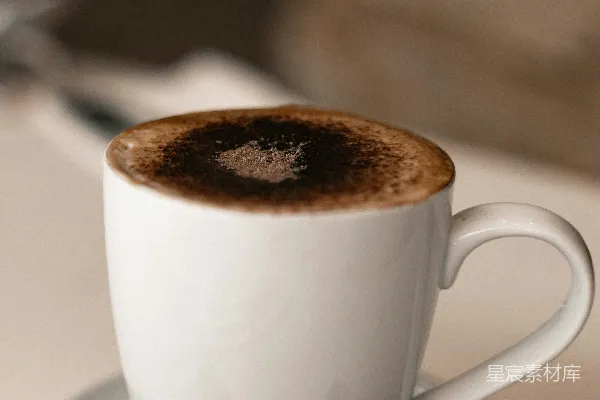 高清摄影 黑咖啡陶瓷茶杯