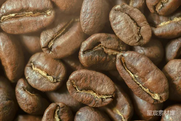 高清摄影 一堆堆叠在一起的咖啡豆