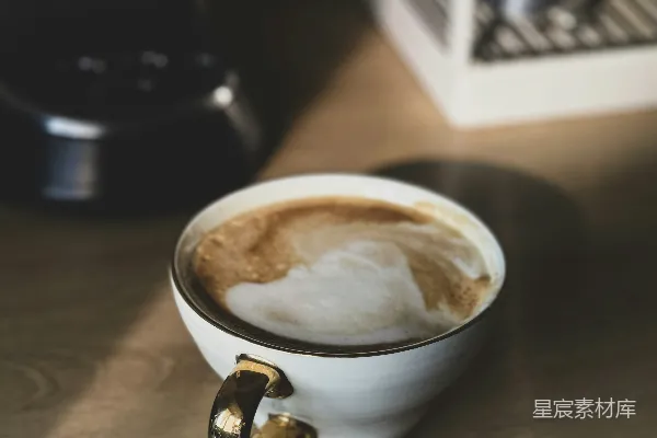 高清摄影 白色陶瓷咖啡杯