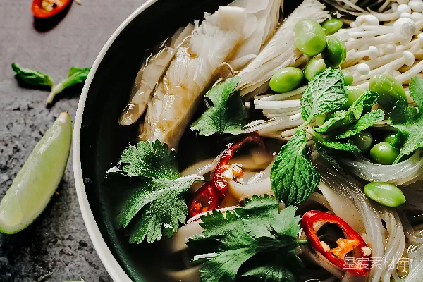 高清摄影 煮蔬菜