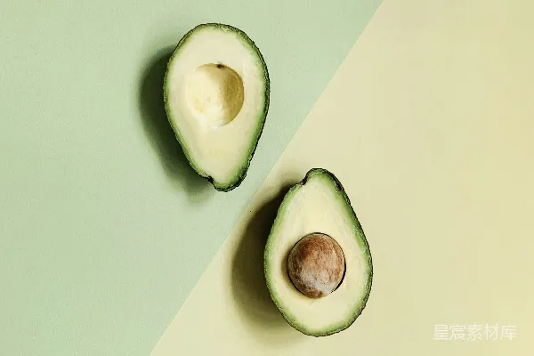 高清摄影 切好的 avocado 果肉