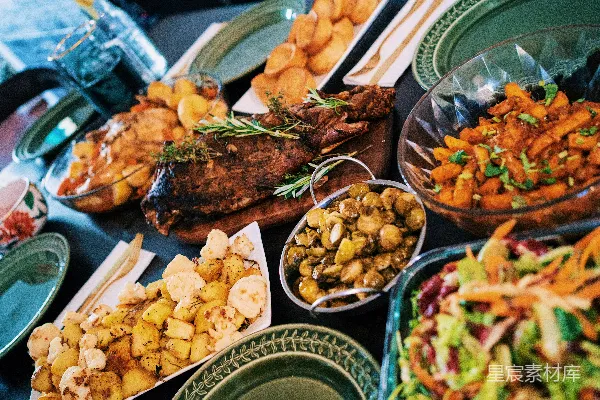 高清摄影 多种类型的食品