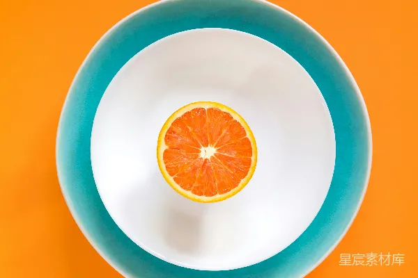 高清摄影 碗中切片橙子果肉