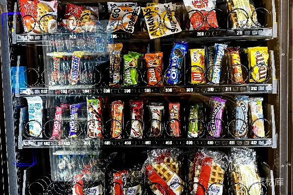高清摄影 货架上的各种食品包装