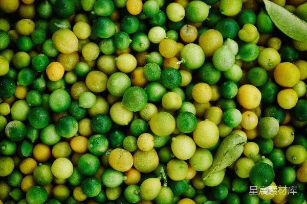 高清摄影 圆绿黄的水果 bunch