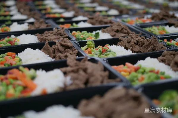 高清摄影 各式各样的食物 buffet 的一种形式