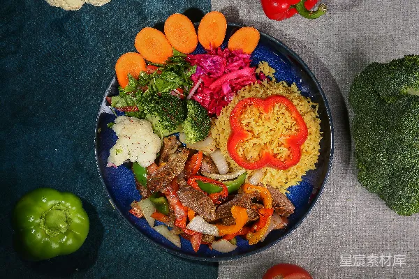 高清摄影 一盘食物