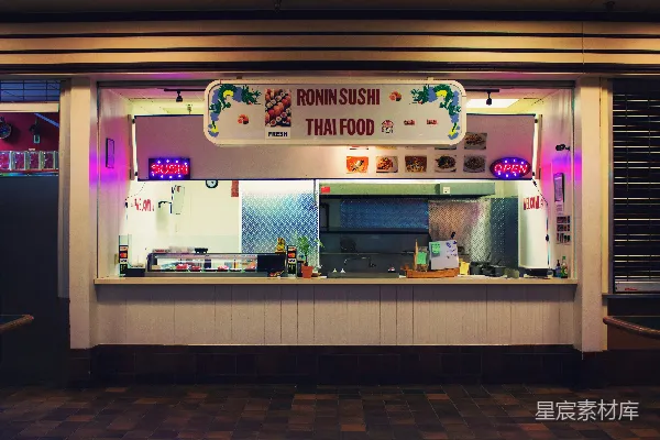 高清摄影 Ron 罗恩 sushi 店铺夜晚