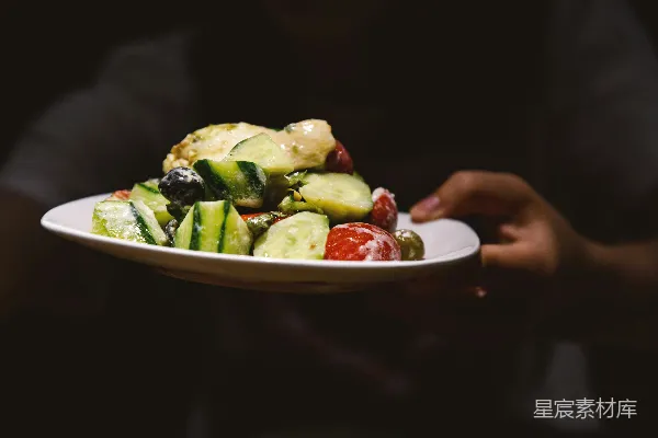 高清摄影 一盘食物
