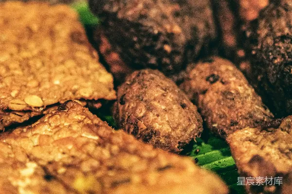 高清摄影 盘中一些食物的特写