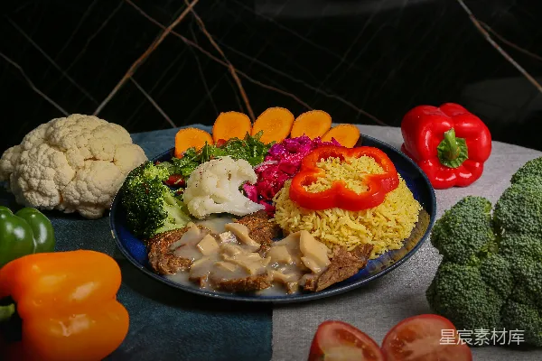 高清摄影 一盘食物