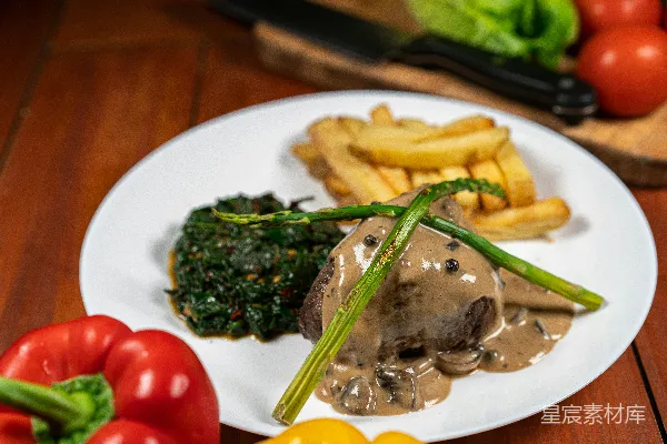 高清摄影 一盘食物