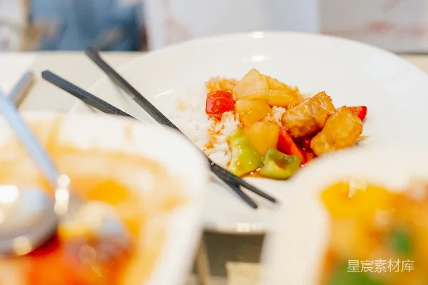 高清摄影 一盘食物
