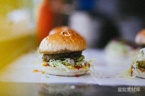 高清摄影 汉堡包 bun