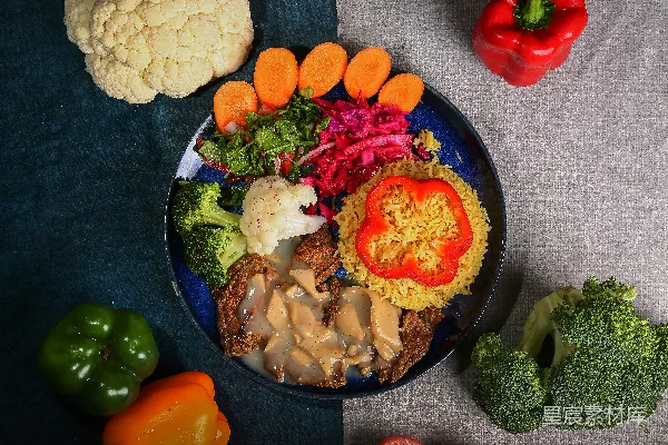 高清摄影 一盘食物