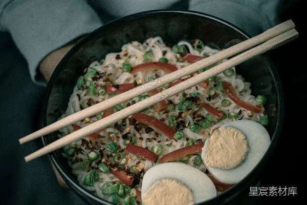 高清摄影 一碗食物