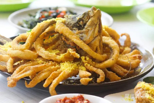高清摄影 一桌子的食物