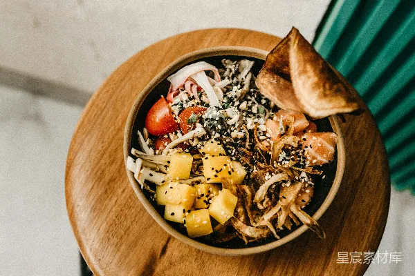 高清摄影 碗里的食物