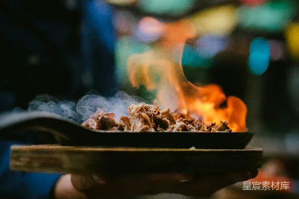 高清摄影 一幅近距离拍摄的火的图像