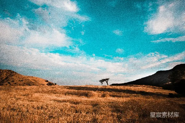 高清摄影 蓝色多云的天空景色