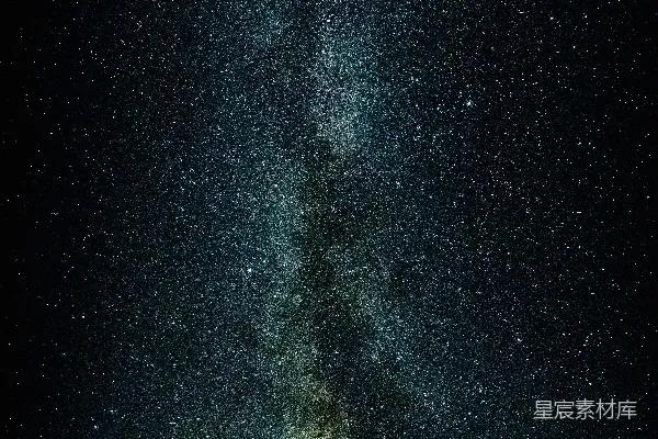 高清摄影 夜空中的星星和银河。