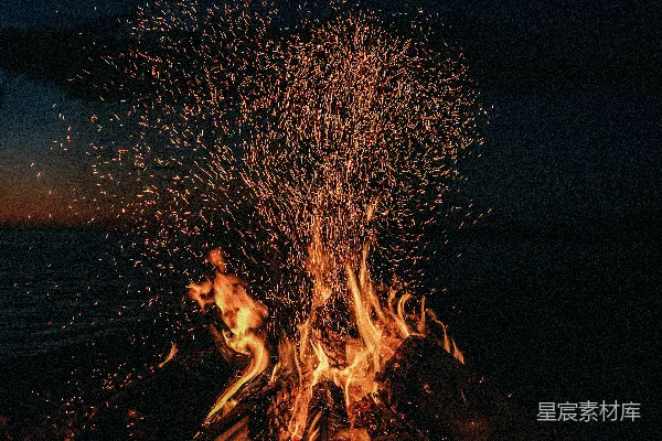高清摄影 夜景烟花延时摄影
