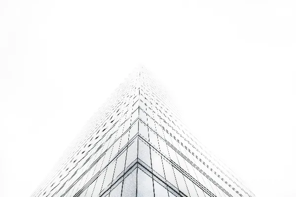 高清摄影 玻璃建筑的底部视角