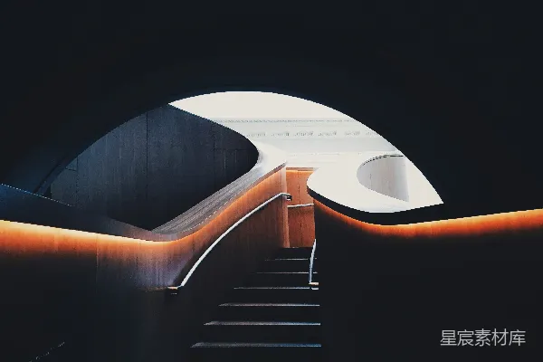 高清摄影 地下楼梯